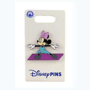 Disney Minnie Mouse Surfing Pin - Purple and Black